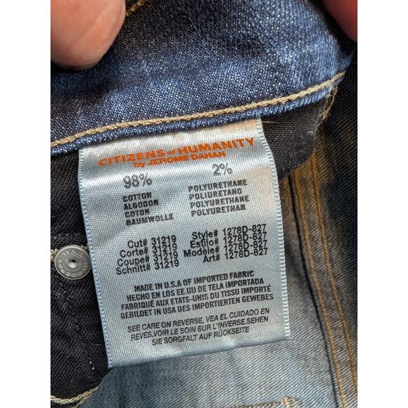 Citizens of Humanity Women’s Ava Low Rise Straight Jeans 27 Casual Chic Designer - Picture 9 of 9